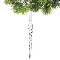 Елочное украшение СЕРПАНТИН Морозная сосулька 13 см