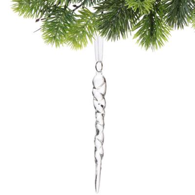 Елочное украшение СЕРПАНТИН Морозная сосулька 13 см