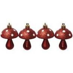 Набор елочных украшений ВОЛШЕБНАЯ СТРАНА Грибочки 6 см 007452