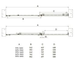 Душевая дверь VECONI Vianno 160 см VN70-160-01-19C4 