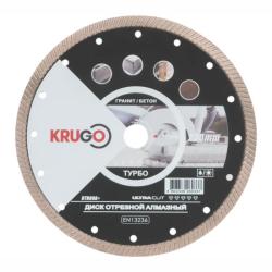 Диск отрезной KRUGO турбо 230*2,6*22,23 мм