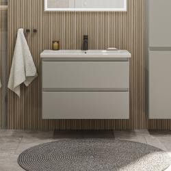 Тумба с раковиной RUVANN Stello Grey 70 