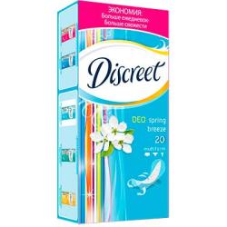 Прокладки ежедневные DISCREET Deo Spring Breeze 20 шт