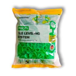 Зажимы для СВП 3D КРЕСТИКИ Profi 1,5 мм 500 шт