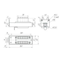 Замок накладной МЕТТЭМ ЗКП-2