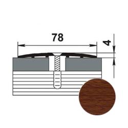 Профиль одноуровневый ЛУКА ПС 18 Орех 088 0,9 м