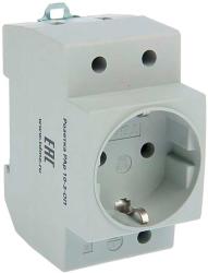 Розетка на DIN-рейку TDM 10-3-ОП с заземлением