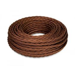 Провод ретро ТМ МЕЗОНИНЪ 3*1,5 мм2 шоколад