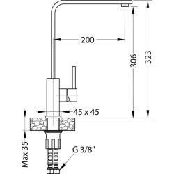 Смеситель для кухни ALVEUS Jenny G91 1129064