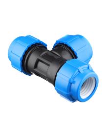 Тройник соединительный разъёмный 75 PN 10 ПНД