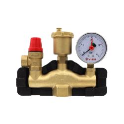 Группа безопасности котла VIEIR с теплоизоляцией 1" ВР