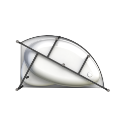 Ванна акриловая RADOMIR Модерна L экран 160*100 см