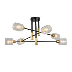 Люстра ЛАЙТ СФЕРА 74689/6 Copper+black Черный