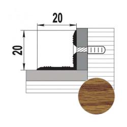 Профиль угловой ЛУКА ПУ 05-1 Дуб универсальный 084 0,9 м