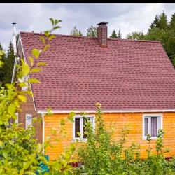 Гибкая черепица SHINGLAS Фазенда Красный