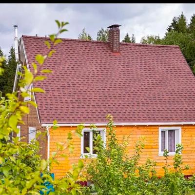 Гибкая черепица SHINGLAS Фазенда Красный