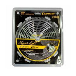 Нож с зубцами из твердого сплава CHAMPION Super light 36/255/25,4