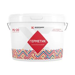 Герметик ECOROOM PU-20 двухкомпонентный Белый 16 кг