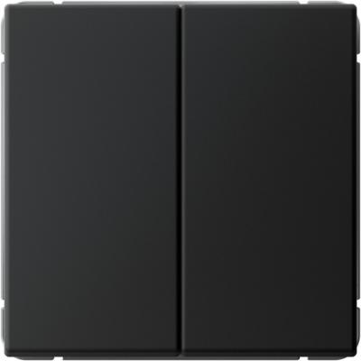 Механизм переключателя SYSTEME ELECTRIC Art Gallery 2 клавиши карбон GAL001065