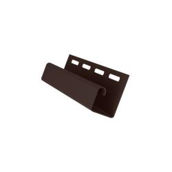 J-профиль PROFBUILD коричневый 3000 мм 