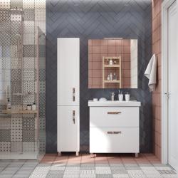 Тумба с раковиной BRIZ Ирида 80