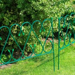 Ограждение декоративное Изящное Зеленый 970*700 мм