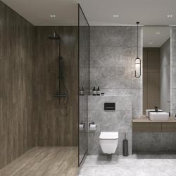 Плитка базовая CERSANIT Castello Серый 44,8*89,8 cм