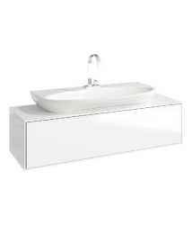 Тумба с раковиной AQWELLA Genesis 120 белый