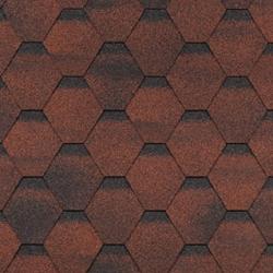 Гибкая черепица SHINGLAS Финская Соната Красный 