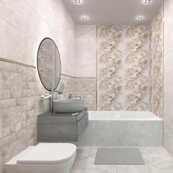 Плитка базовая KERLIFE Livorno Beige рельефная 31,5*63 см