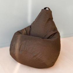 Кресло-мешок DREAMBAG Рогожка Коричневый 110*150 см