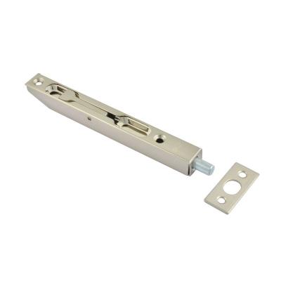 Ригель НОРА-М матовый никель 140*17 мм