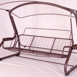 Качели садовые УДАЧНАЯ МЕБЕЛЬ Империя Шоколад 189*261*143 см