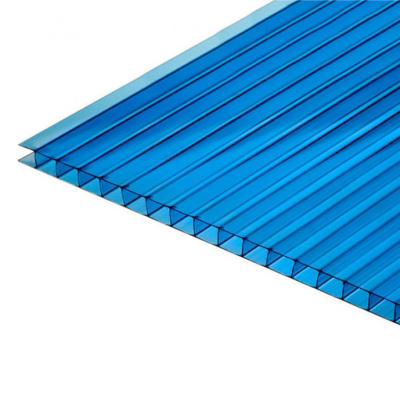 Поликарбонат сотовый Синий 10 мм
