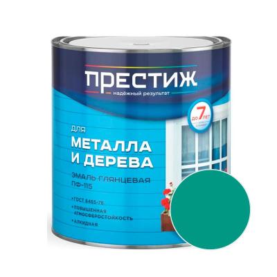 Эмаль ПРЕСТИЖ ПФ-115 Бирюзовый 1,9 кг