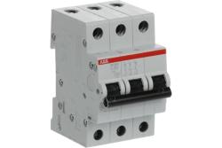 Автоматический выключатель ABB SH203 3P 20 A C 6 кА 2CDS213001R0204
