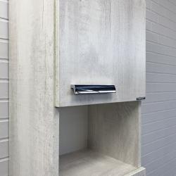 Пенал COMFORTY Никосия дуб белый 35*160 см