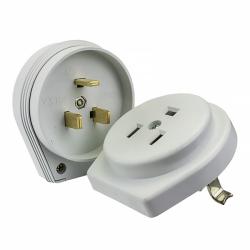 Разъём силовой кабельный TDM РШ/ВШ белый СУ