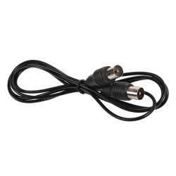 Шнур REXANT TV-штекер/TV-штекер черный 1,5 м