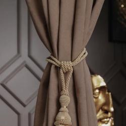 Штора РОСТЭКС Канвас Трюфель 160*270 см