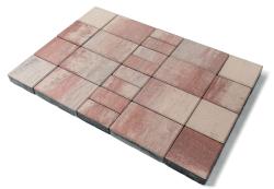 Плитка тротуарная BRAER Мозаика Колормикс Фламинго