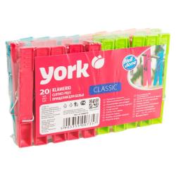 Прищепка YORK Для белья 20 шт 096000