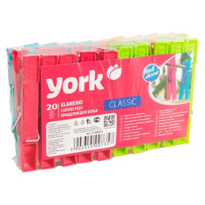 Прищепка YORK Для белья 20 шт 096000