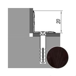 Профиль угловой НОВОСЕЛ У 69.17 Венге 1 м
