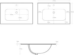 Тумба с раковиной LA FENICE Simpla 60 