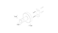 Крючок FIXSEN Comfort Black 