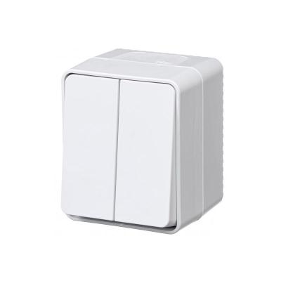 Выключатель SYSTEME ELECTRIC Atlas design Profi54 2 клавиши белый ATN540151