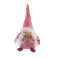 Декоративная фигурка REMECO Гном розовый 26 см 