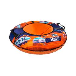 Санки-ватрушка d 100 см "MARS" Верх оксфорд/низ ПВХ 650 гр./до 100 кг/ТЯНИТОЛКАЙ (АКЦИЯ)