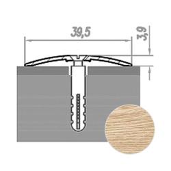 Профиль одноуровневый НОВОСЕЛ П 65.7 Дуб беленый 1,8 м